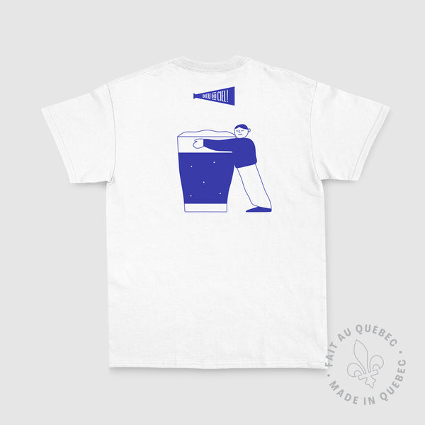 Ça Mon Ami, C'est Une Pinte! T-shirt - White