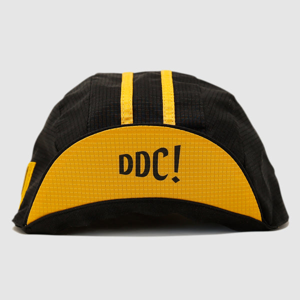 Casquette Cycliste Noire et Jaune