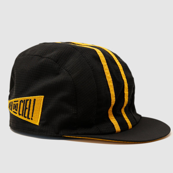 Casquette Cycliste Noire et Jaune