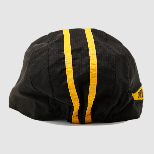 Casquette Cycliste Noire et Jaune
