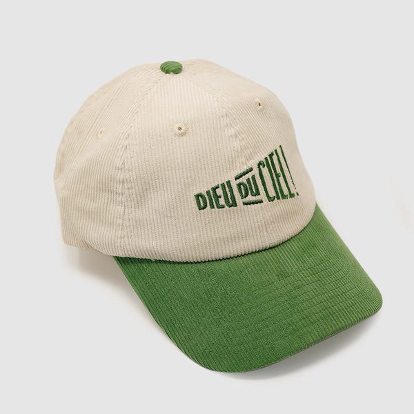 Two-tone corduroy cap