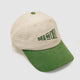 Two-tone corduroy cap