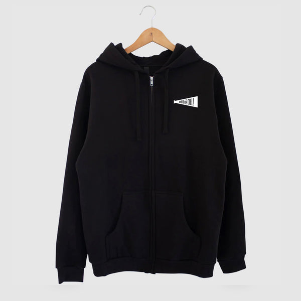 Veste noire à capuche zippée - Boire Prague