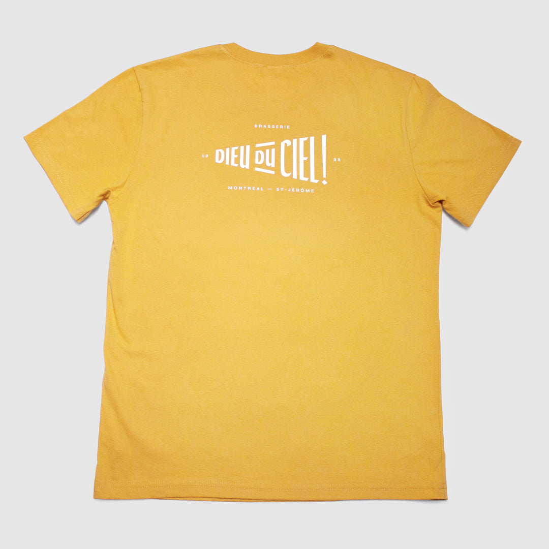 DDC t-shirt! yellow - Unisex – Dieu du Ciel! Boutique
