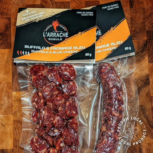 Saucisson L'arrache Gueule - Buffalo & Fromage bleu