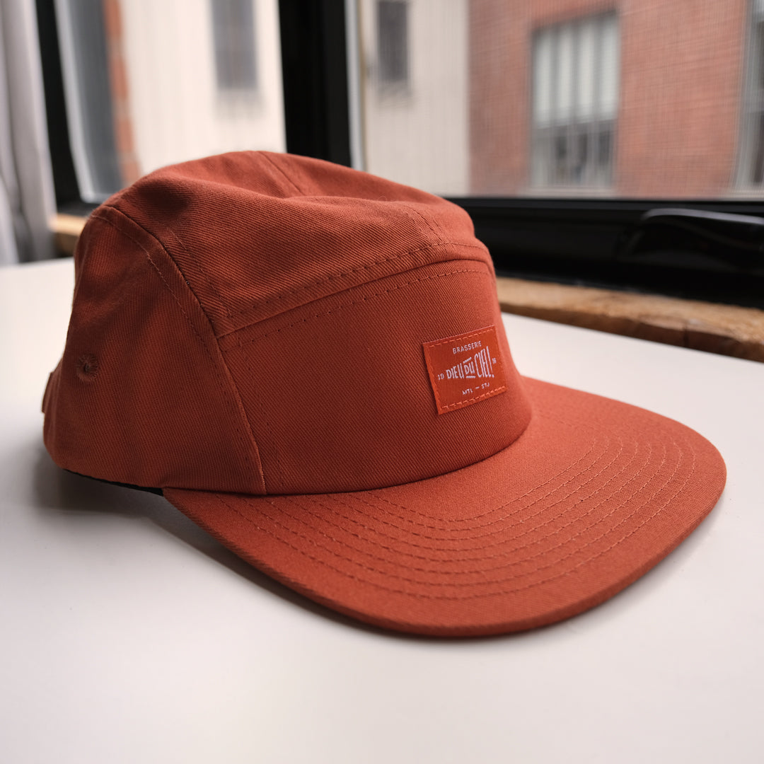 Camper” God of Heaven cap! - Burnt orange – Dieu du Ciel! Boutique