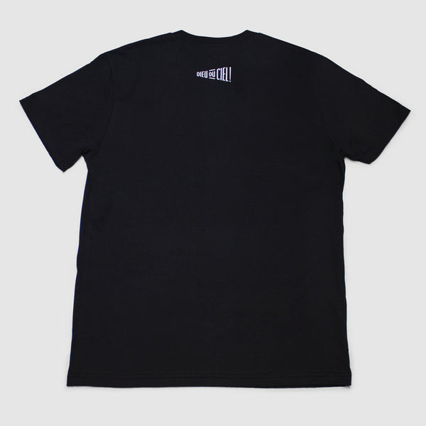 T-shirt noir en coton bio unisexe - Moralité