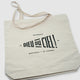 Large DDC! cotton bag natural