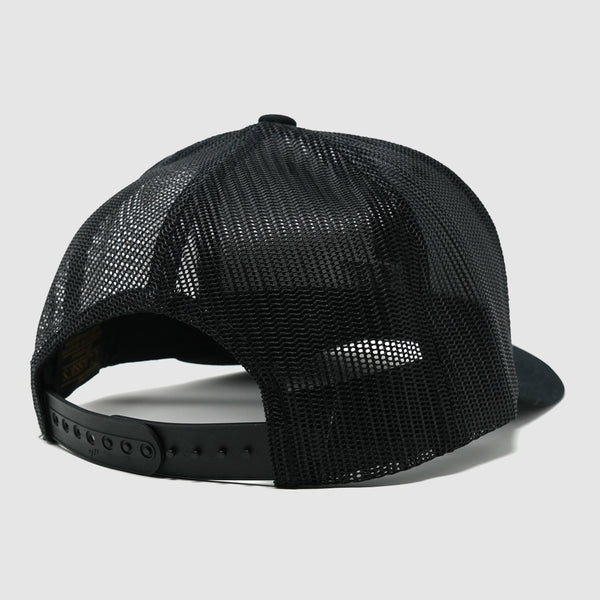 Casquette noire camionneur - Logo trompette